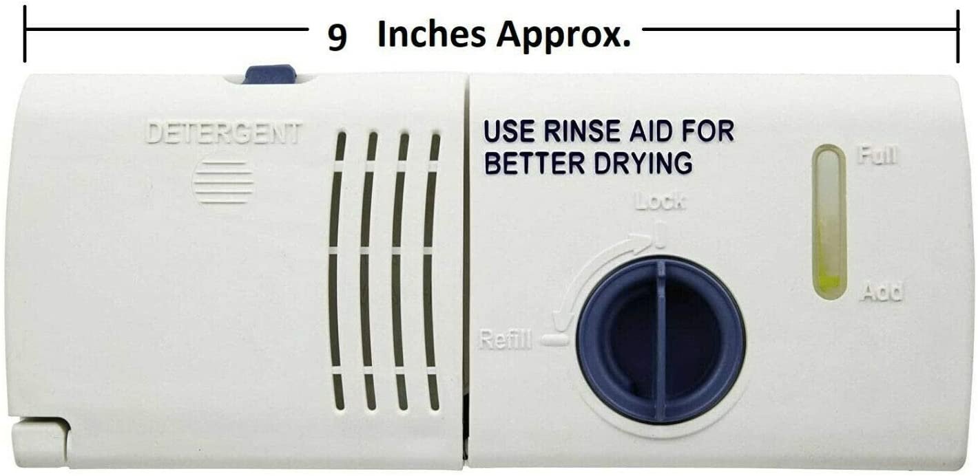 Global Solutions - Dishwasher Soap Dispenser 9" inch WPW10199696-W10199696