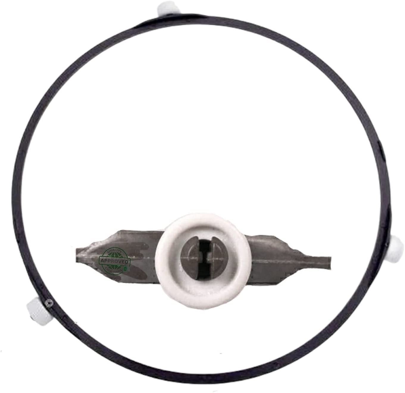 GlobPro DE92-90189S AP4236921 DE92-90189V DE97-00222A Turntable Roller Ring 8" ¾, 8.75 inches Diameter Approx. Replacement for and Compatible with Samsung Heavy Duty