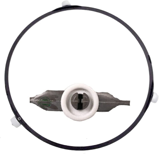 GlobPro DE92-90189S AP4236921 DE92-90189V DE97-00222A Turntable Roller Ring 8" ¾, 8.75 inches Diameter Approx. Replacement for and Compatible with Samsung Heavy Duty