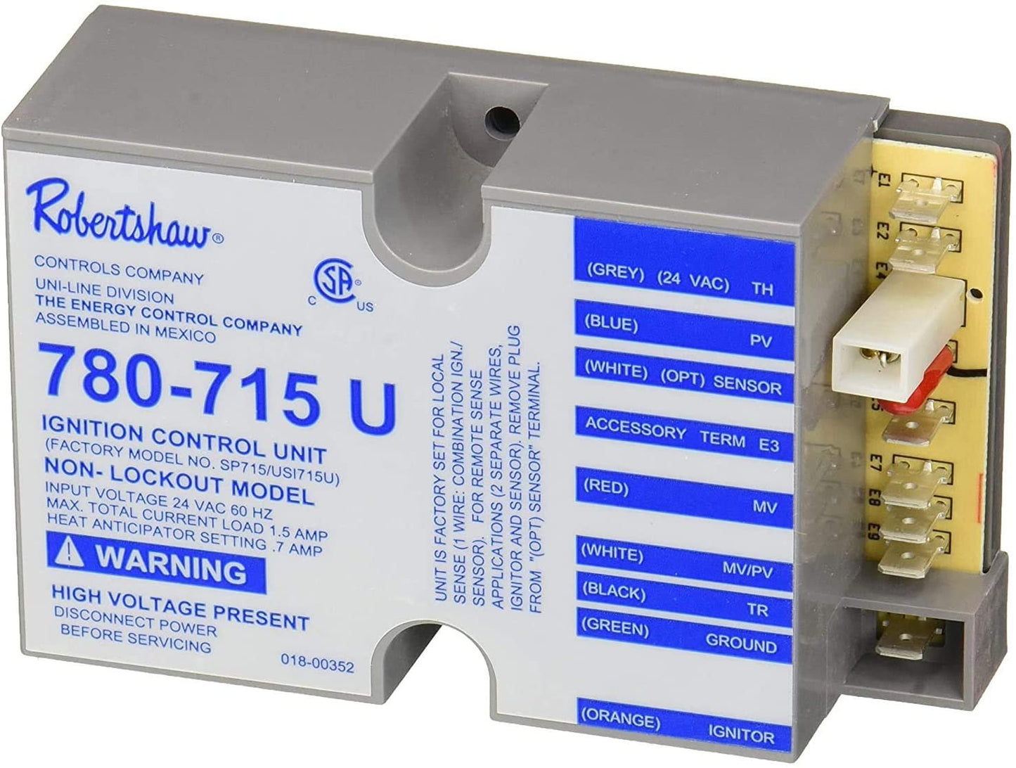 Global Solutions - 780-715 U Ignition Control Unit Module 018-00352 SP715/USI715U