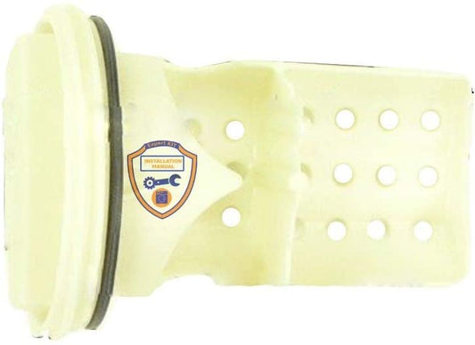 EquipDr Washer Water Pump Filter For 280187, Only Filter Replacement for 8181735 Heavy DUTY