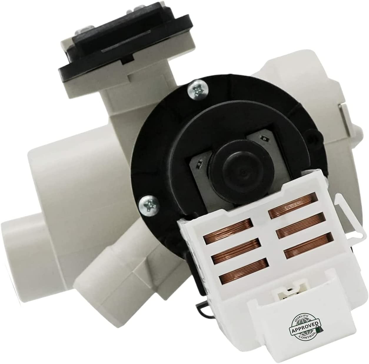 GlobPro PD00025949 EAP11757304 AP6023956 PS11757304 Washer Water Drain Pump Assembly 8" ½ length Approx. Replacement for and compatible with Whirlpool Maytag Kenmore/Sears Amana Heavy DUTY