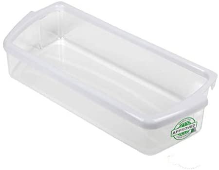 Glob Pro Solutions GS102 fits Door Shelf Bin Clear Plastic comes with frame Replacement for W10321304, 2171046, 2171047, 2179574 Heavy DUTY