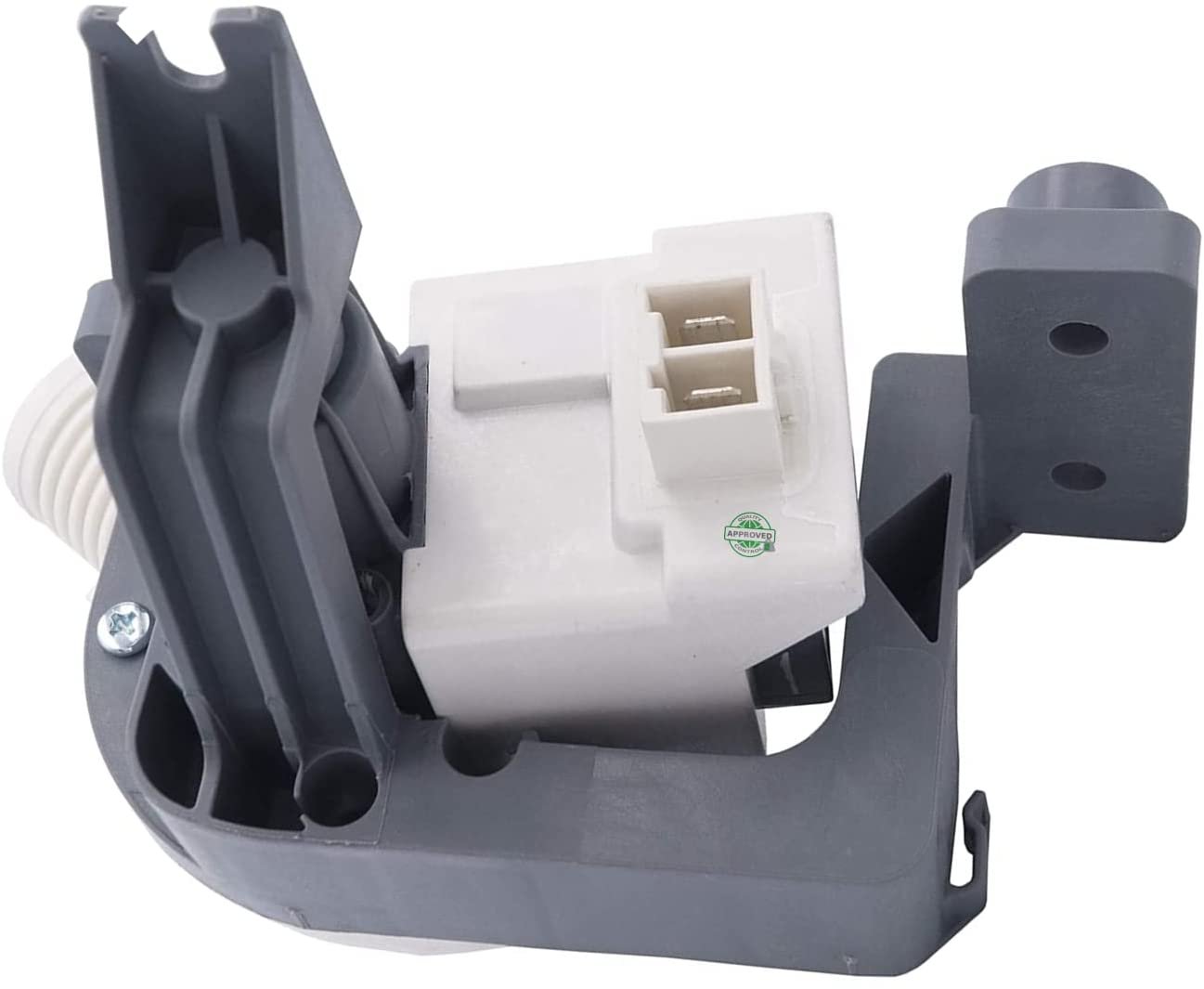 GlobPro W10876600 Washer Water Drain Pump 7" ½ length Approx. Replacement for and compatible with Kenmore Maytag Whirlpool Heavy DUTY