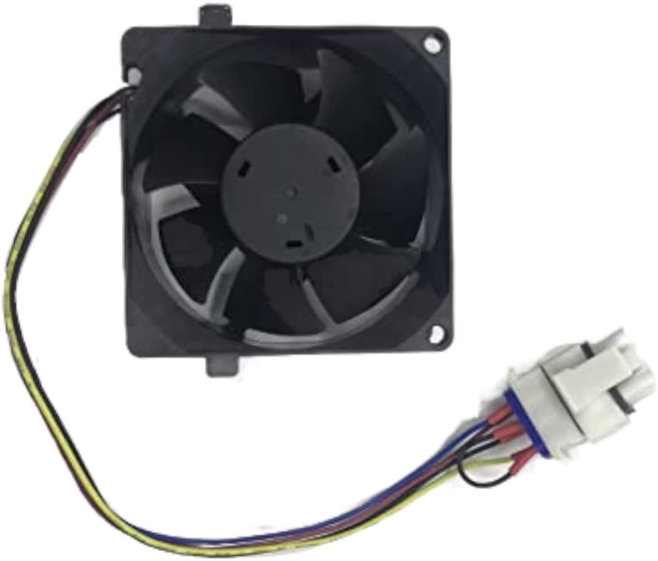 GlobPro 239D1412P006 V80E14MS2A3-57A611 8817V W1 Fridge Evaporator Fan Motor 3" ½ length Approx. Replacement for and compatible with GE Heavy DUTY