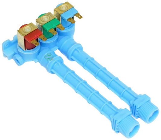 GlobPro 1257131- AH1482393-EA1482393 Washer Water Valve 3 coil Replacement for and compatible with General Electric brands include 1257131- AH1482393-EA1482393 Heavy DUTY