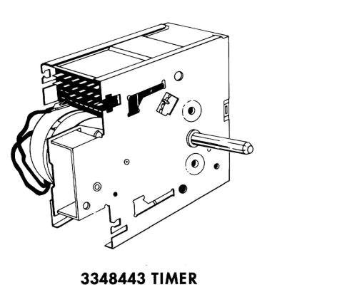 Express Parts  Whirlpool Part Number 3348443: Timer