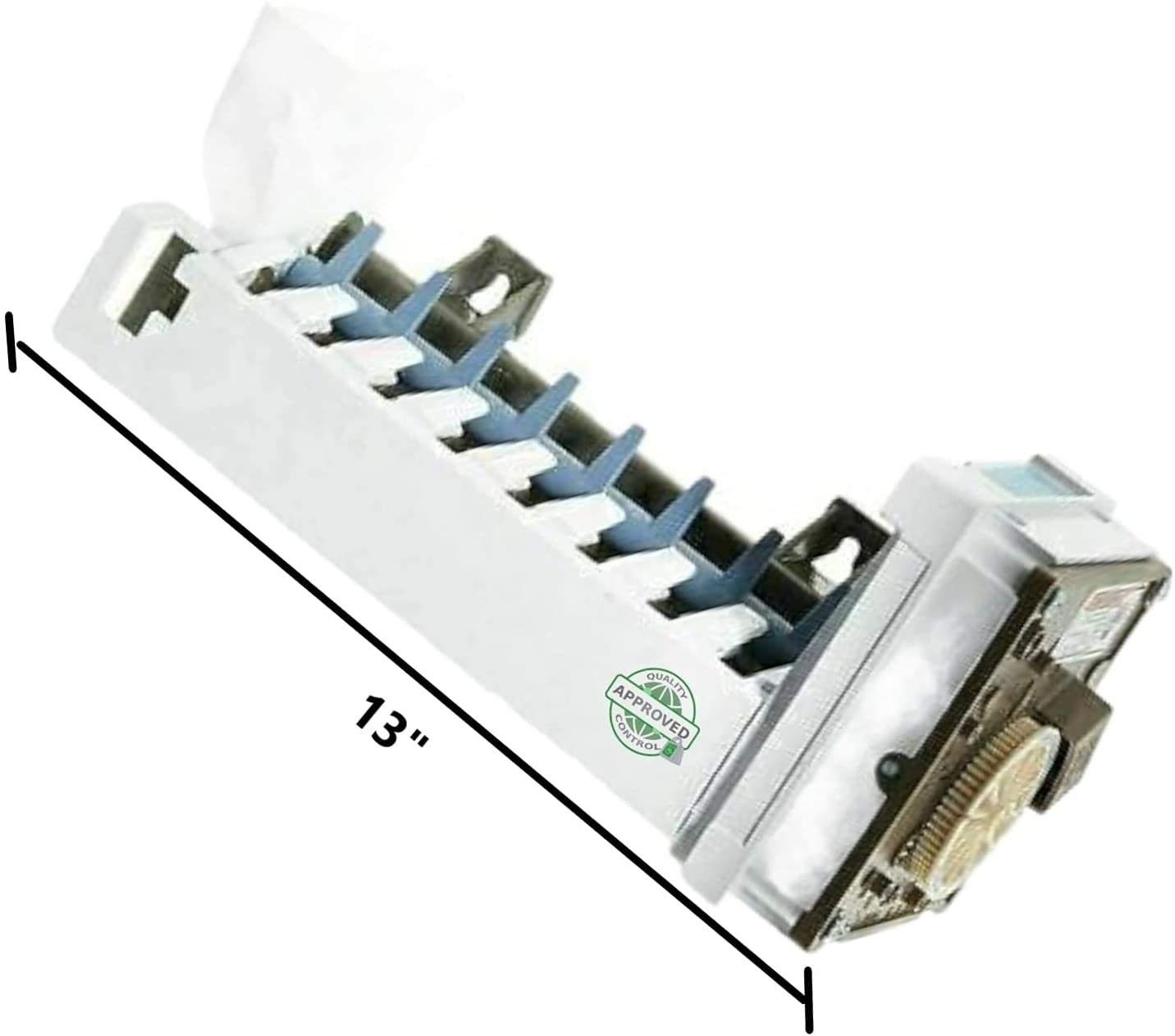 GlobPro PD00007286 EAP11752391 AP6019087 PS11752391 Fridge Icemaker 13" length Approx. Replacement for and compatible with Maytag Kenmore/Sears Whirlpool Jenn-Air Heavy DUTY