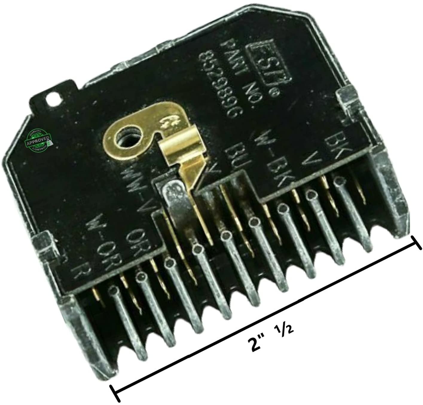 GlobPro PS756530 AP3203112 EA756530 AH756530 Washer Motor Switch 2" ½ length Approx. Replacement for and compatible with General Electric Heavy DUTY