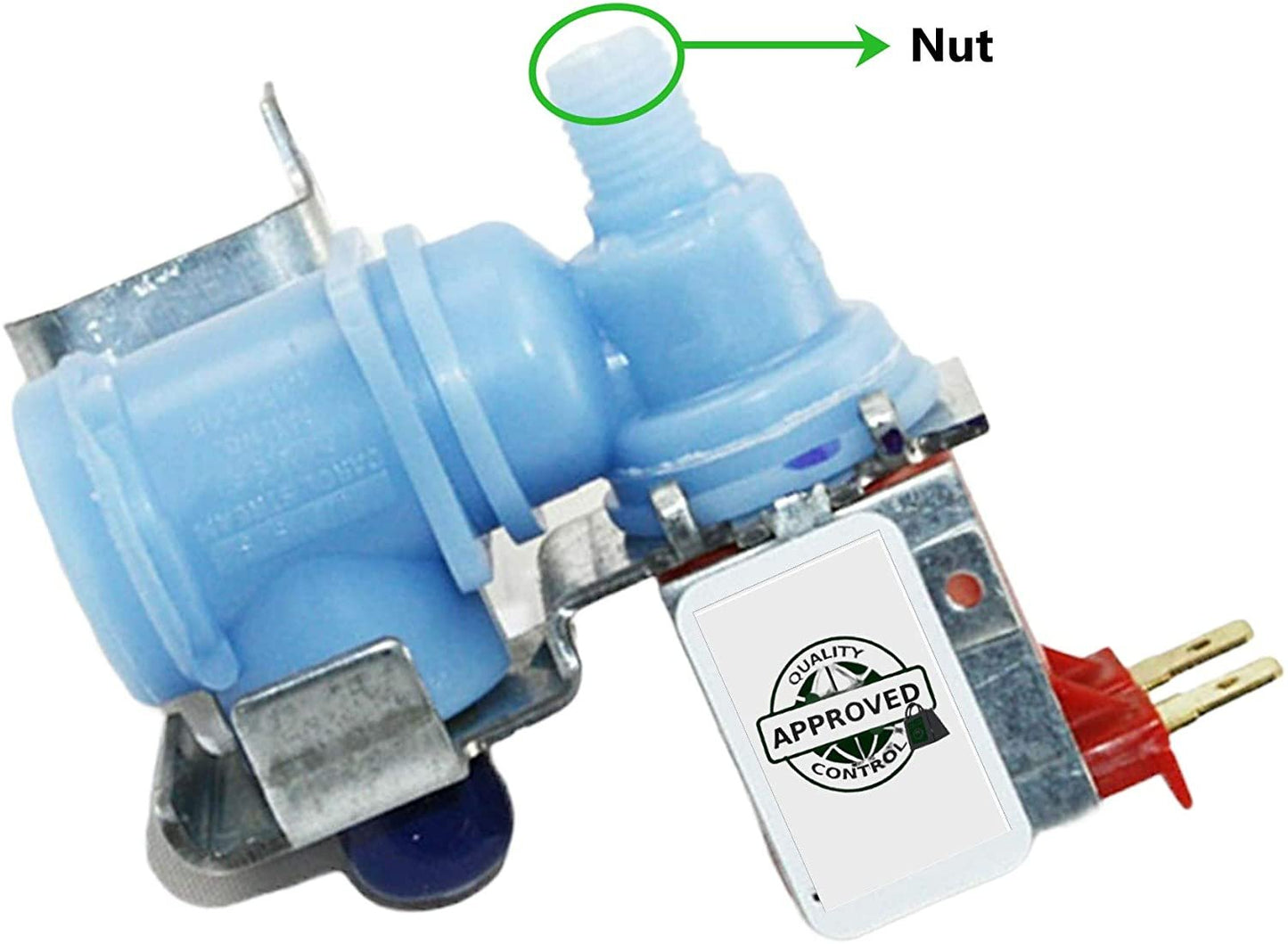 GlobPro Fridg Water Valve for ROBERTSHAW IMV-494 K-75973 2210494 For NUT Coupler Only Replacement for and compatible with Heavy DUTY