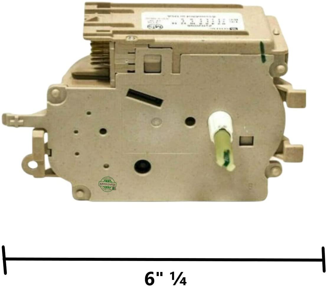 GlobPro WP21002232 Washer Timer 6" ¼ length Approx. 24" terminals Replacement for and compatible with Maytag Heavy DUTY