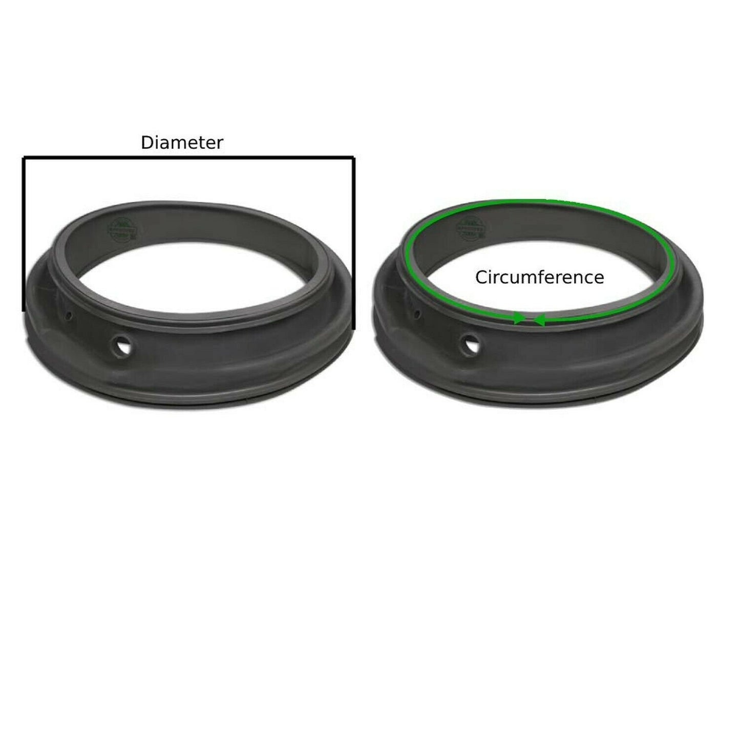 GlobPro W11106747 Washer Door Boot Seal Diameter 22" Approx. Replacement for ...