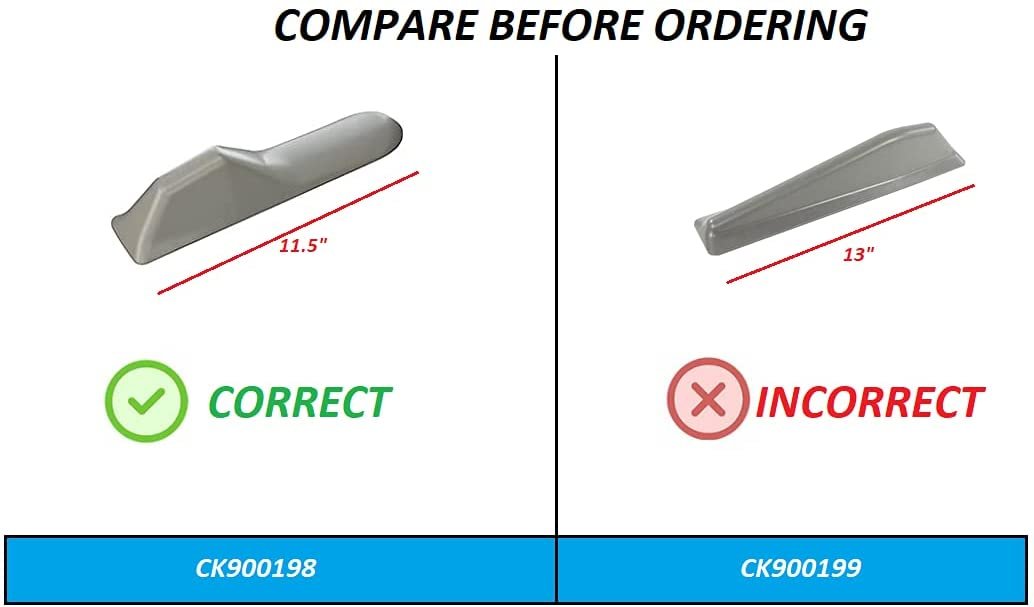 GlobPro WP8182233 Washer Drum Baffle 11" ½ length Approx. Replacement for and compatible with Whirlpool Maytag KitchenAid Kenmore Heavy DUTY