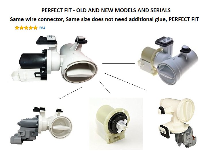 FREE EXPEDITED Whirlpool Duet Sport Washer Drain Pump 8540027