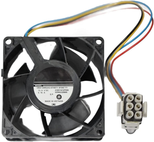 GlobPro WR02X13733 WR60X10341 WR60X10356 WR60X10357 Fridge Evaporator Fan Motor 3" ½ length Approx. Replacement for and compatible with GE Heavy DUTY