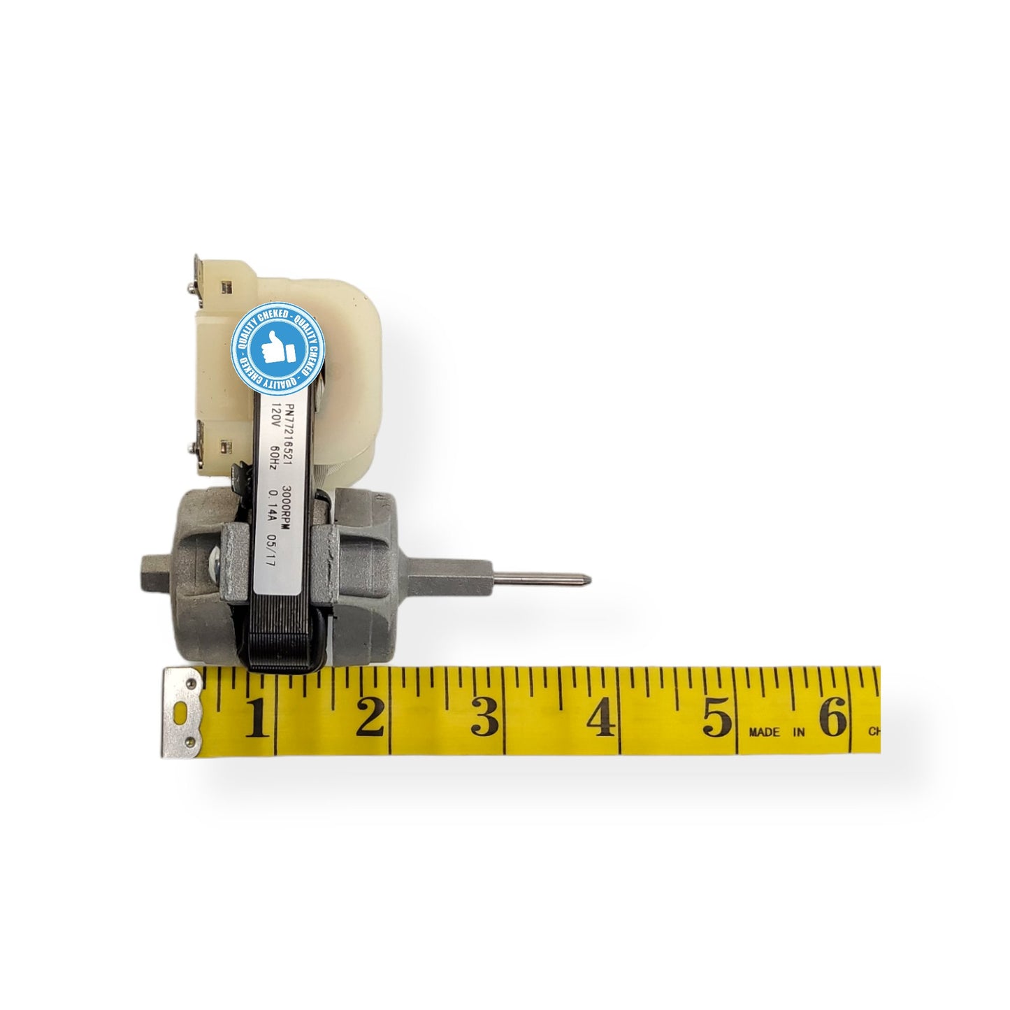 61005935 Frigde Motor Evaporator Fan 1" 1/4 shaft Approx.