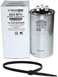 55+5 MFD 440v 440 Volt 50/60 Hz Round Motor Dual Capacitor for Goodman Rheem Trane Amana Carrier