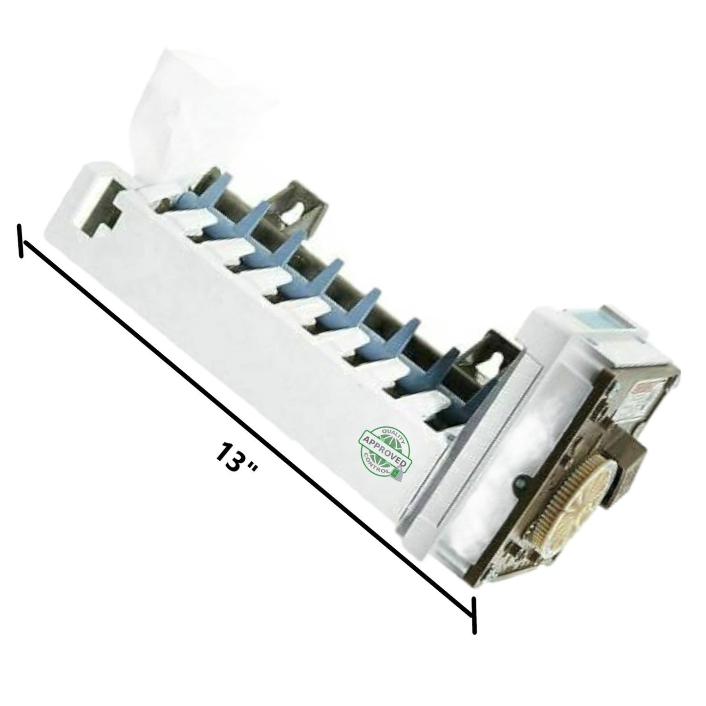 GlobPro W10300024 Fridge Icemaker 13" length Approx. Replacement for and compatible with Maytag Kenmore/Sears Whirlpool Jenn-Air Heavy DUTY