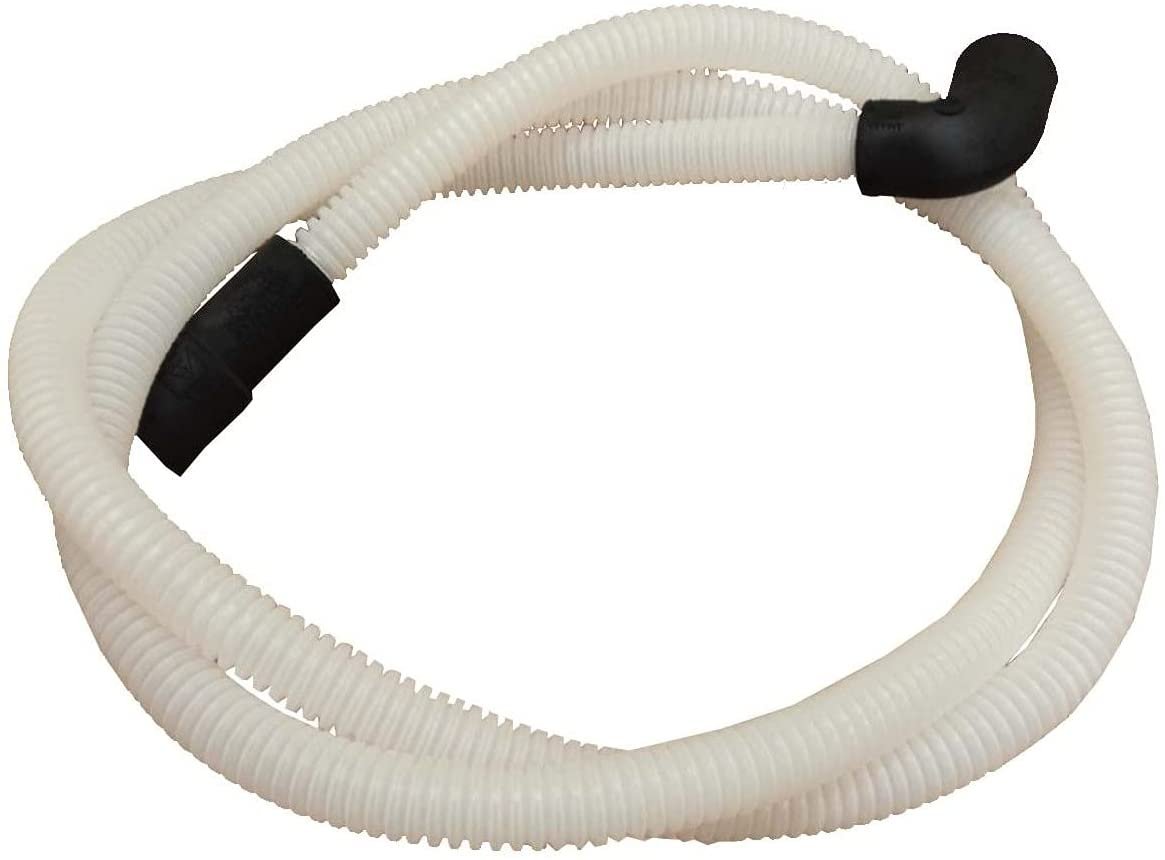 DrEquipUS 3374077 3368781 2731 Drain Hose Assembly 80" long, 7/8" ID, made for hot water Replacement for and compatible with Crosley Whirlpool Roper Kenmore Heavy DUTY