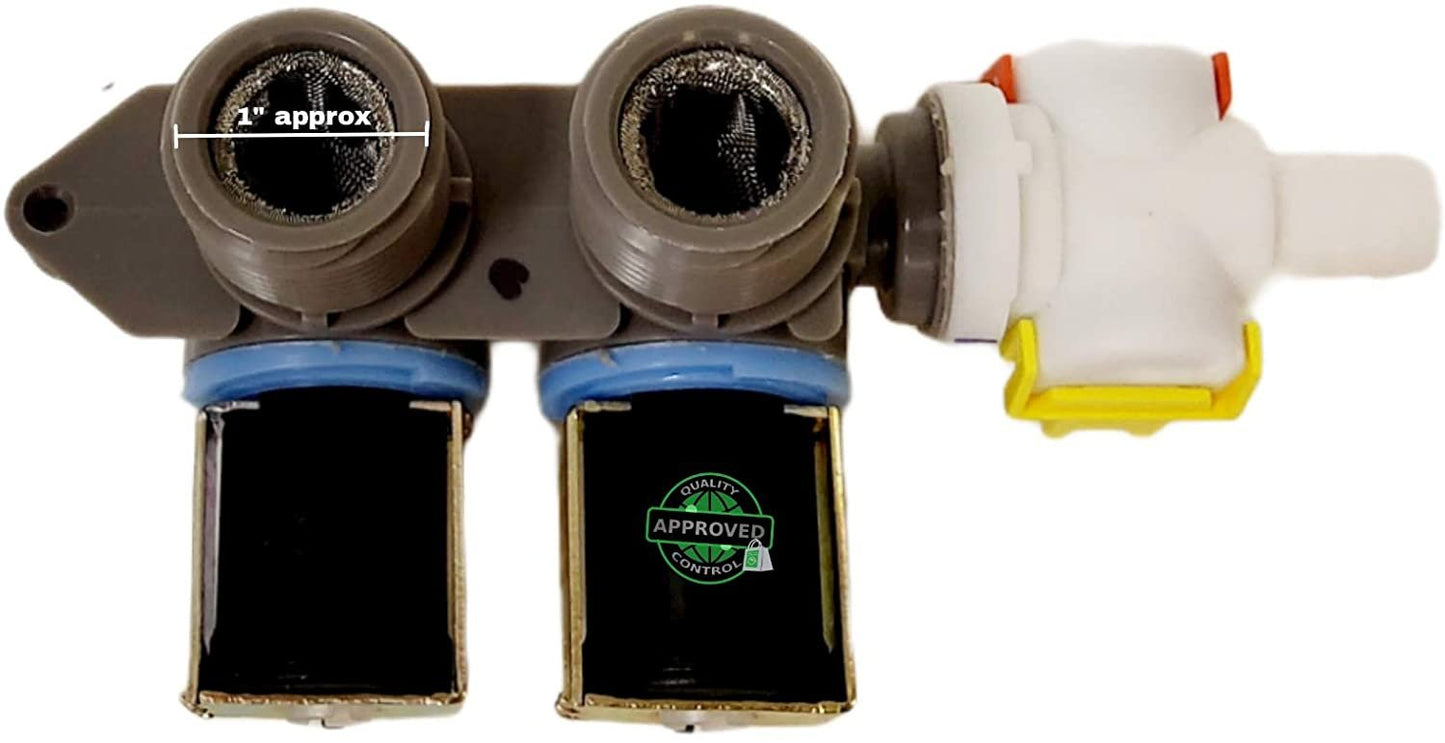 GlobPro WP8578343 Washer Water Valve 2 coil Replacement for and compatible with Whirlpool Maytag Kenmore WP8578343 Heavy DUTY