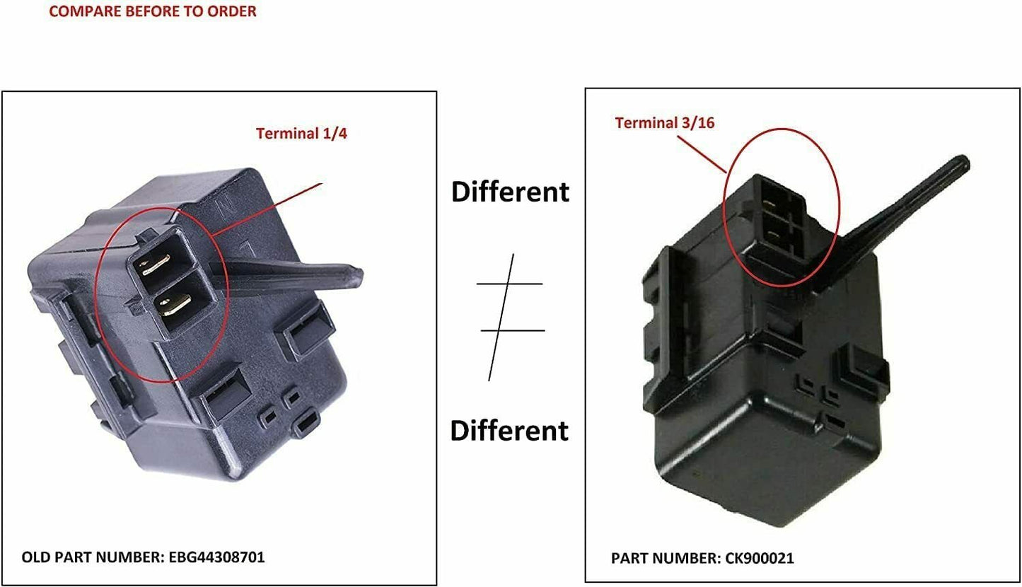 197D6266P001 Compatible with GE General Electric Fridge Compresor Relay Start