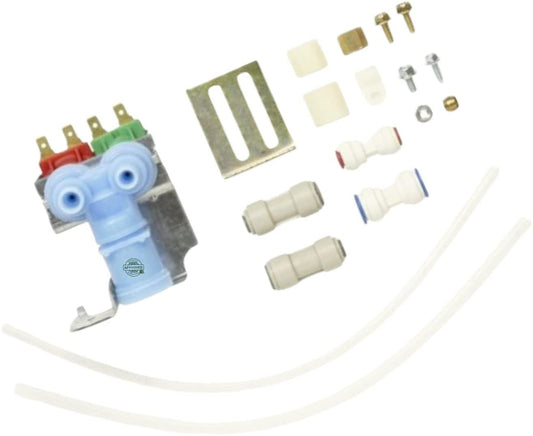 GlobPro 12001835 52643-1 55474-1 56468-1 Fridge Dual Water Valve Kit 4" ¼ length Approx. Replacement for and compatible with Maytag Admiral Jenn-Air Magic Chef Heavy DUTY