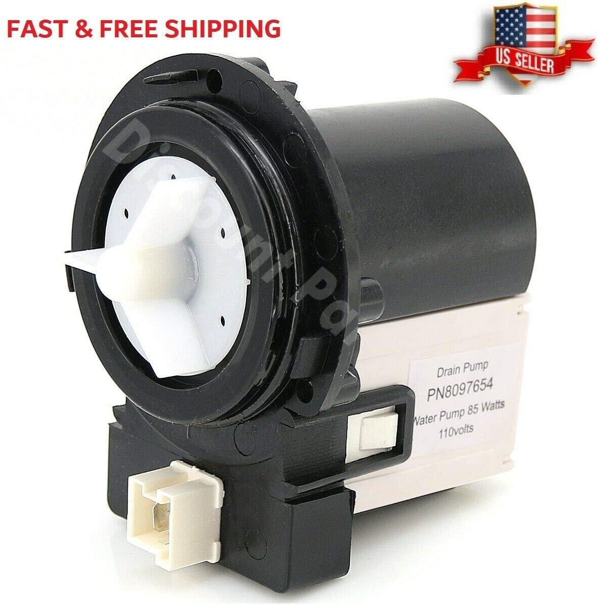 Delivery2/3Days-Plaset cod 62735 62716080-Neptune washer pump motor and impeller blades 62716080-6-2716080