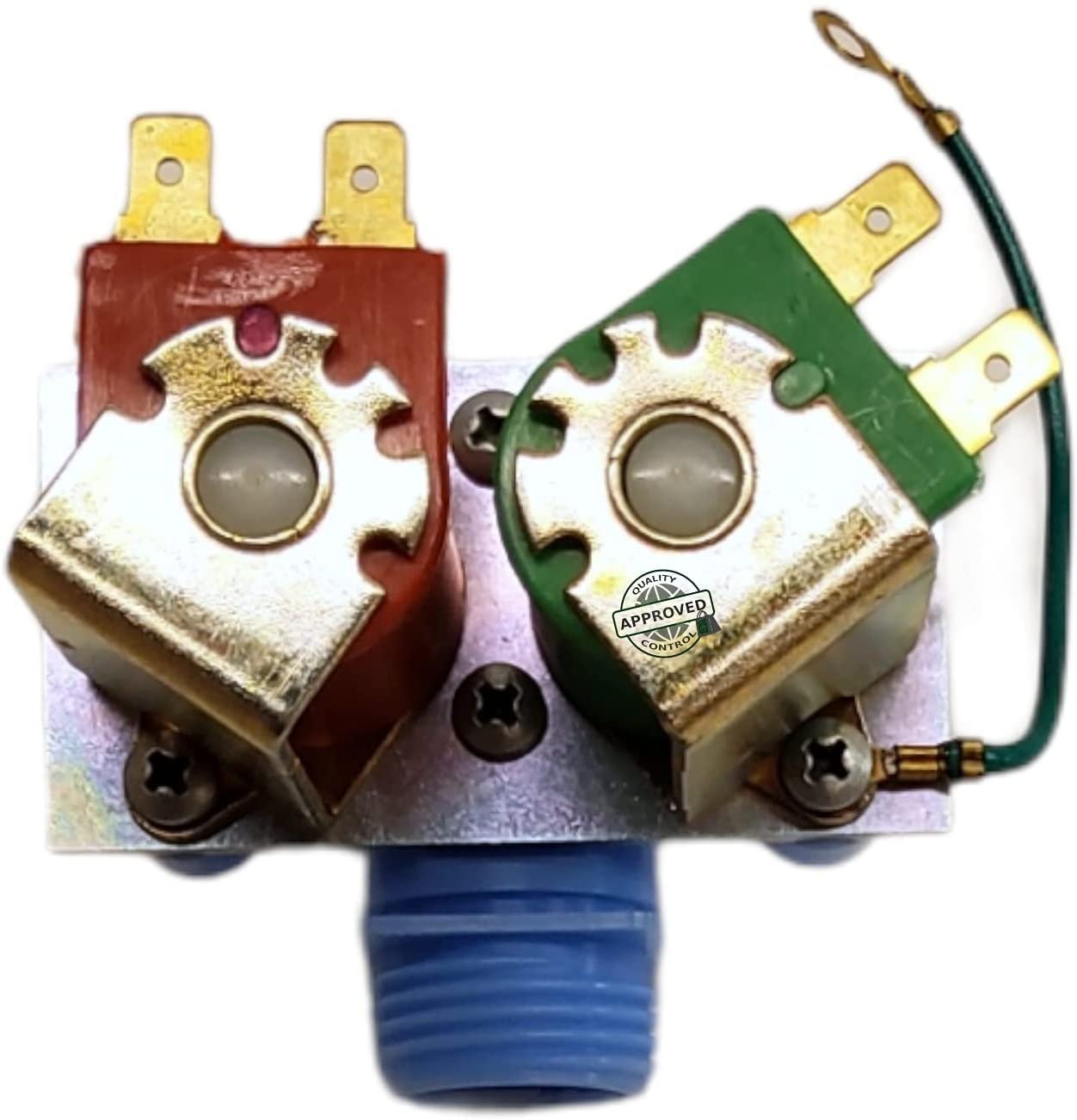 GlobPro 6-27403 6-27431 6-27580 627403 Frid. Water Inlet Valve 5/16" - ¼" Replacement for and compatible with Amana Heavy DUTY