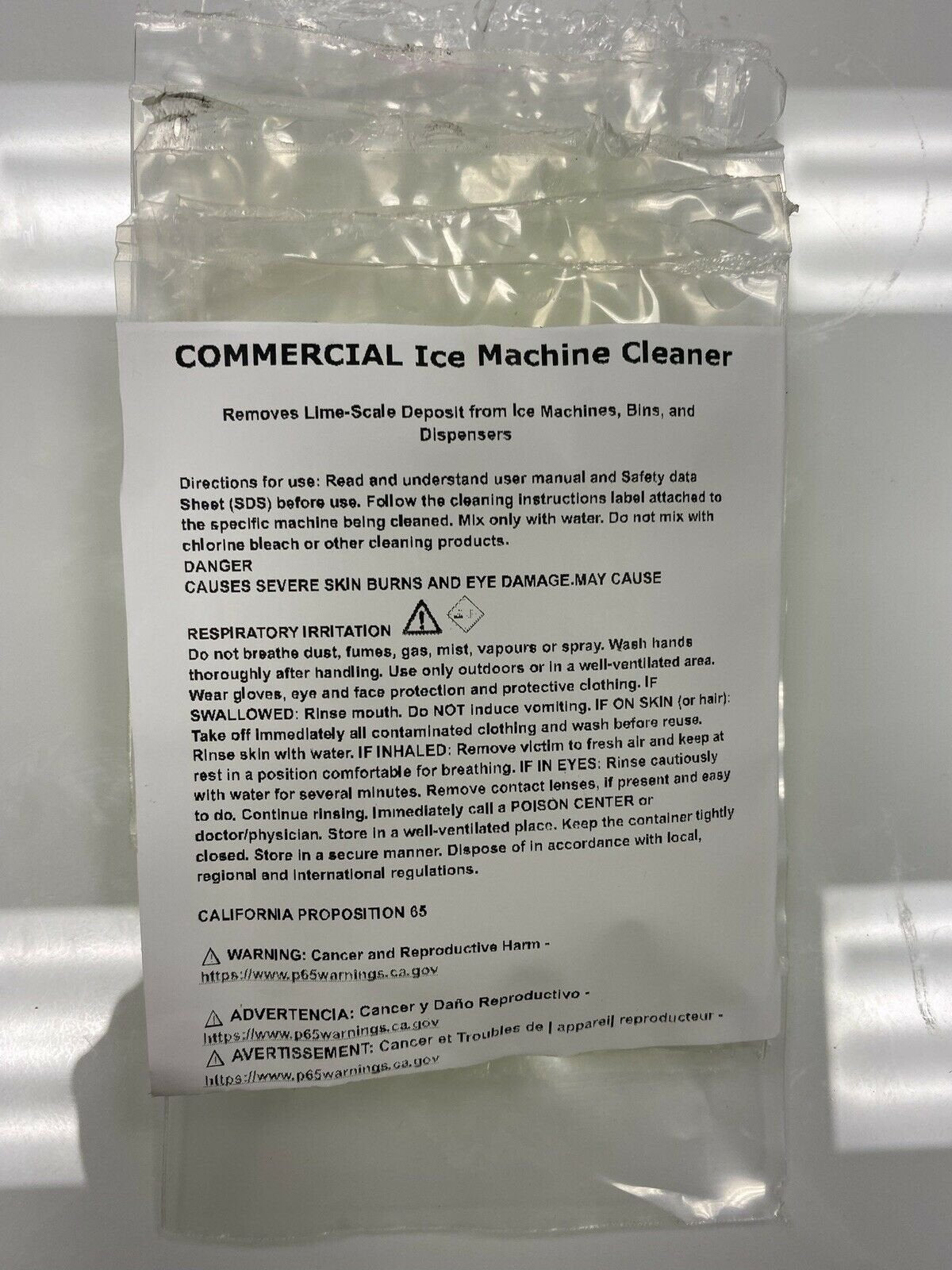 Replacement U-LINE Ice Machine Cleaner 6 Packet per BOX Fit 37050