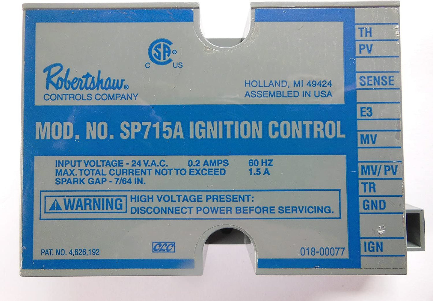 SP715A - Robertshaw OEM Replacement Furnace Control Board