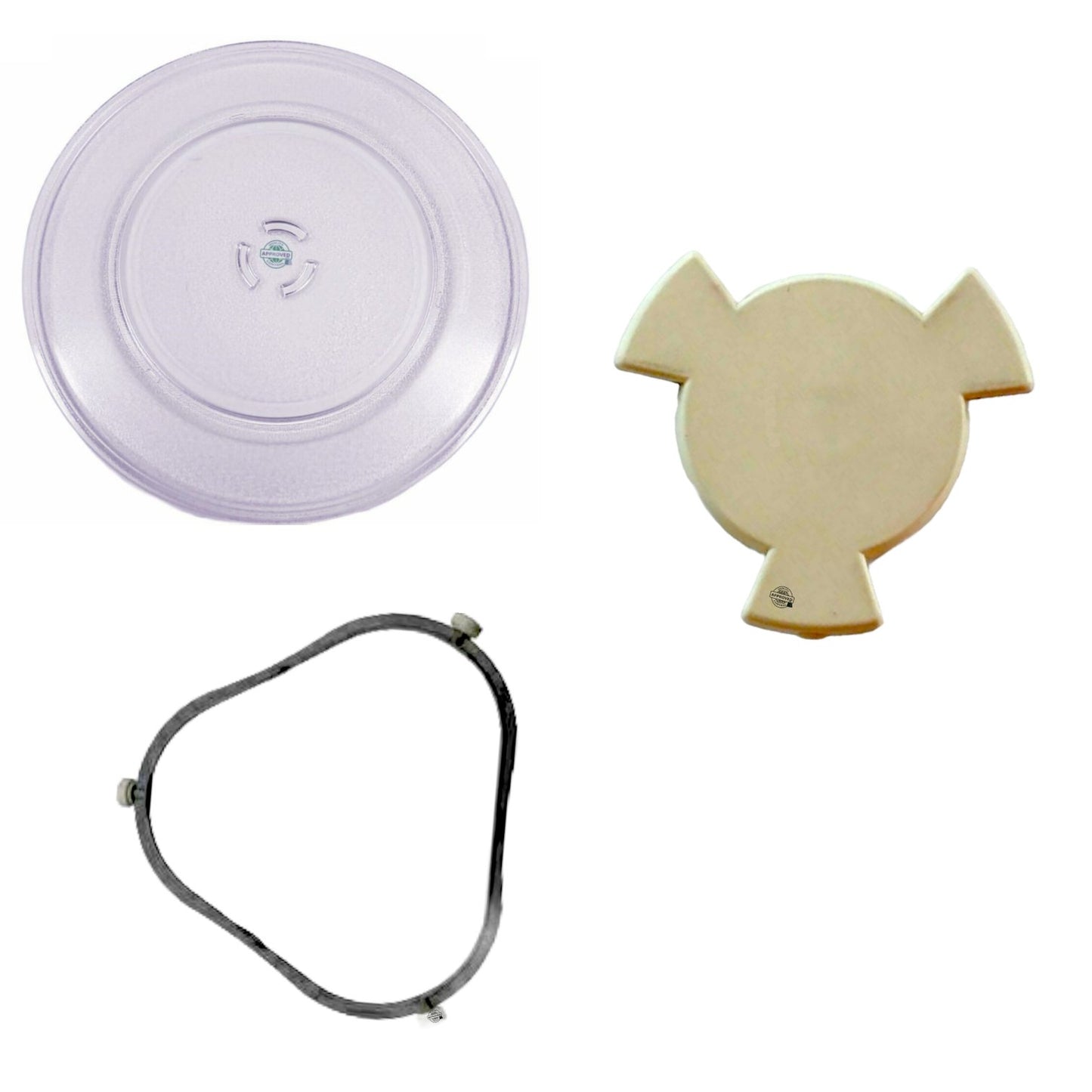 GlobPro 4393751 8206226 Microwave Glass Tray Plate 12." Inches -30.5 cm Diameter Approx Replacement for and Compatible with Whirlpool Maytag Kenmore KitchenAid Heavy Duty