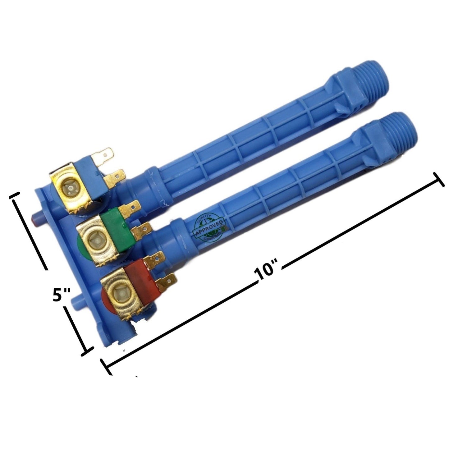 GlobPro 134870300 Washer Water Valve 9" ½ length Approx. Replacement for and compatible with Frigidaire Crosley Kenmore Heavy DUTY