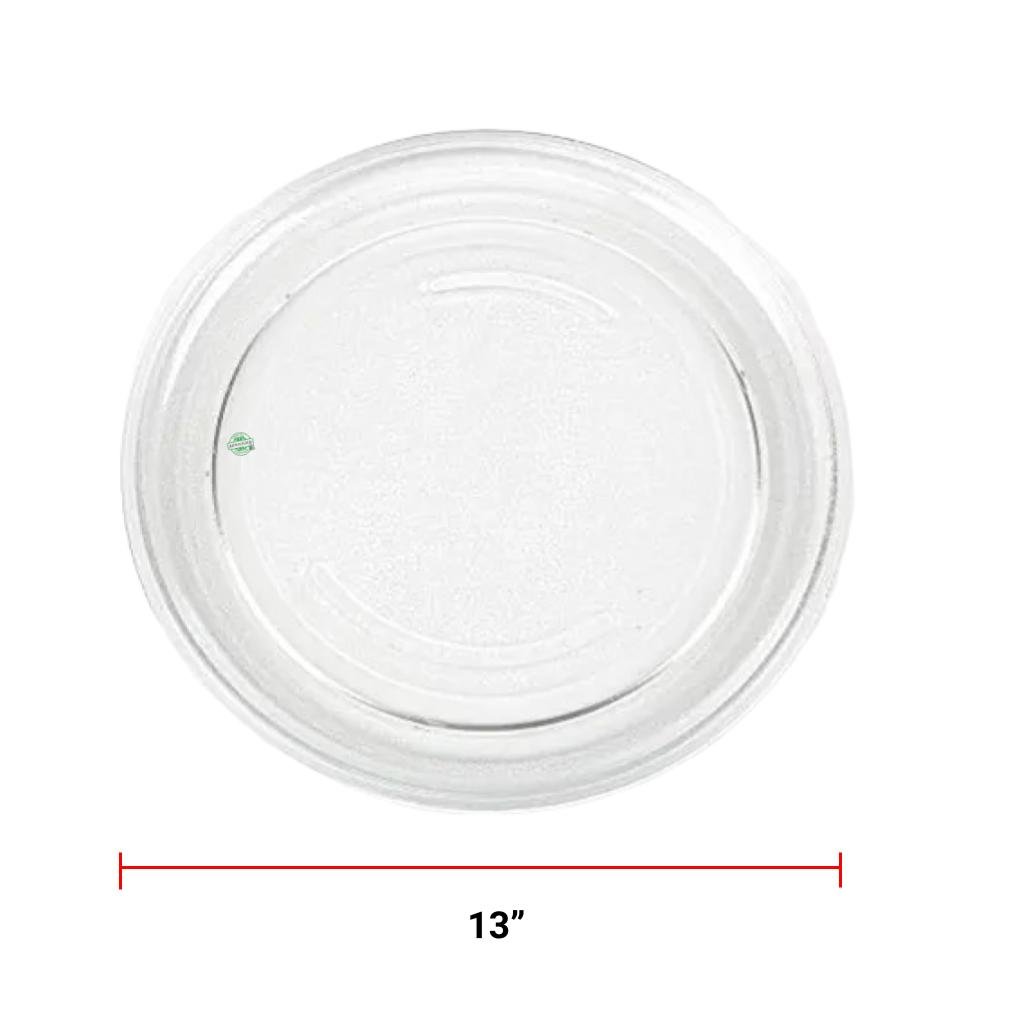 GlobPro 5304440285 Microwave Glass Turntable Tray 13" Diameter Approx. Replacement for and Compatible with Frigidaire Heavy Duty