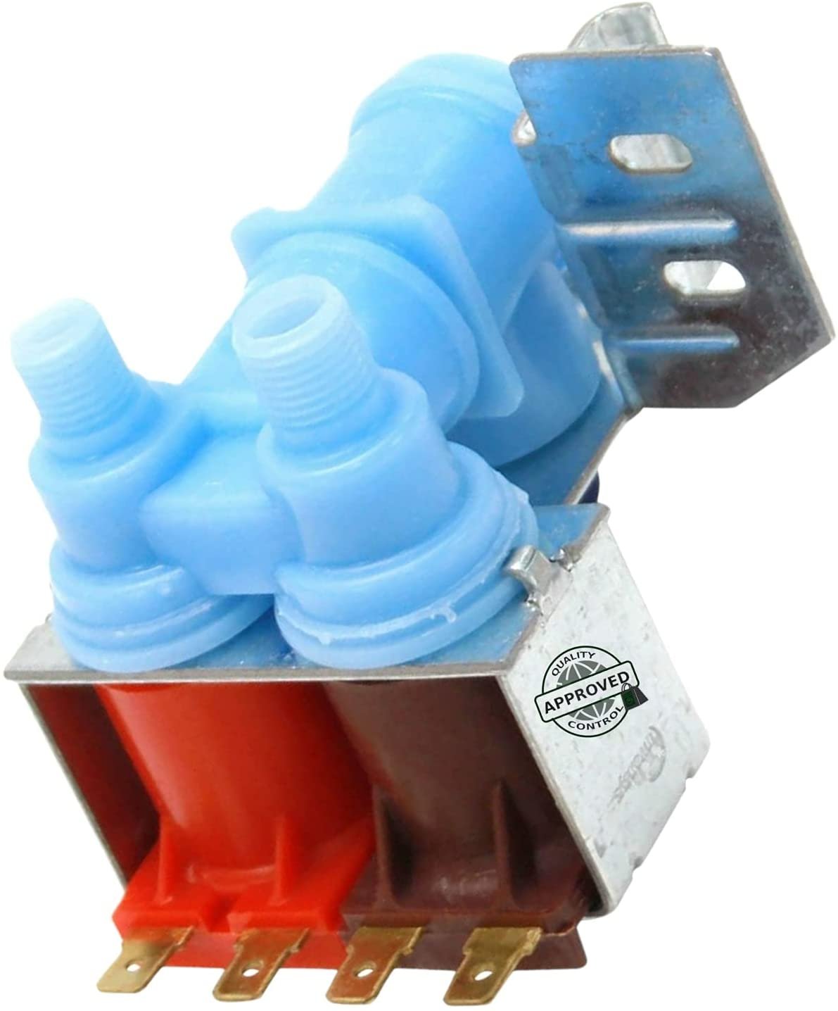 GlobPro Y12195504 Frigde Water valve inlet 2 coil 4" length Approx. Replacement for and compatible with Amana Kenmore Whirlpool KitchenAid Heavy DUTY