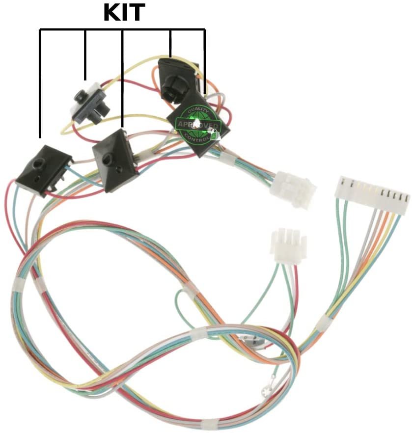 Glob Pro Solutions GS102 fits Spark Ignition Switch and Harness Monogram ZGU385 Replacement for EAP11762396-PD00041428 Heavy DUTY