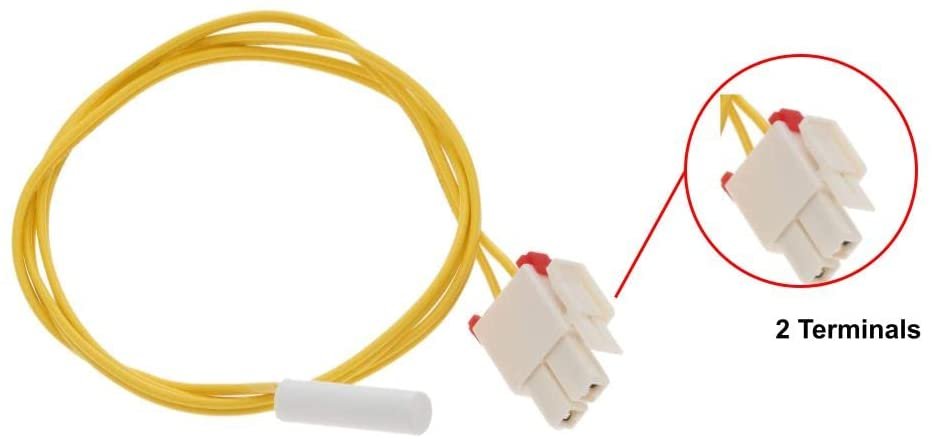 GlobPro DA32-10105R Fridge Temperature Sensor 2 terminals Replacement for and compatible with Samsung Heavy DUTY