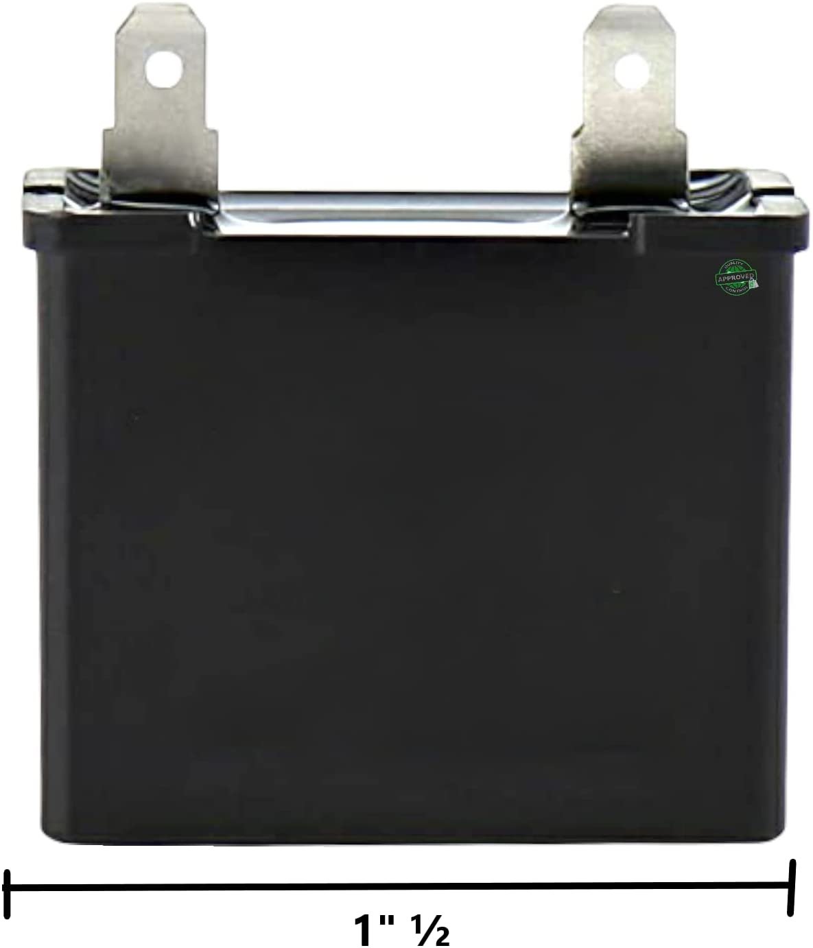 GlobPro 2169383 2188516 2264017 4312484 Fridge Run Capacitor 2 terminals 1" ½ length Approx. Replacement for and compatible with Whirlpool Roper KitchenAid Maytag Heavy DUTY