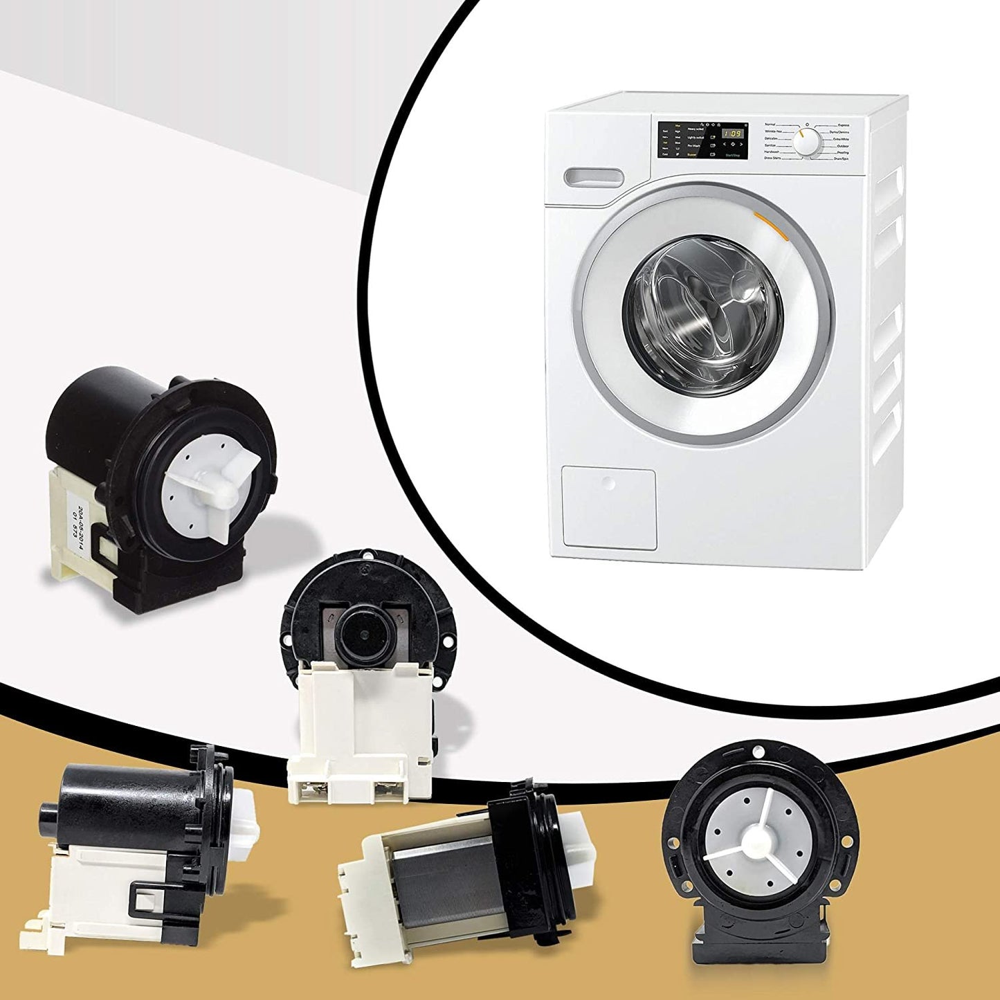 Appliance Pros Compatible Washer Pump for LG 4681EA2001T