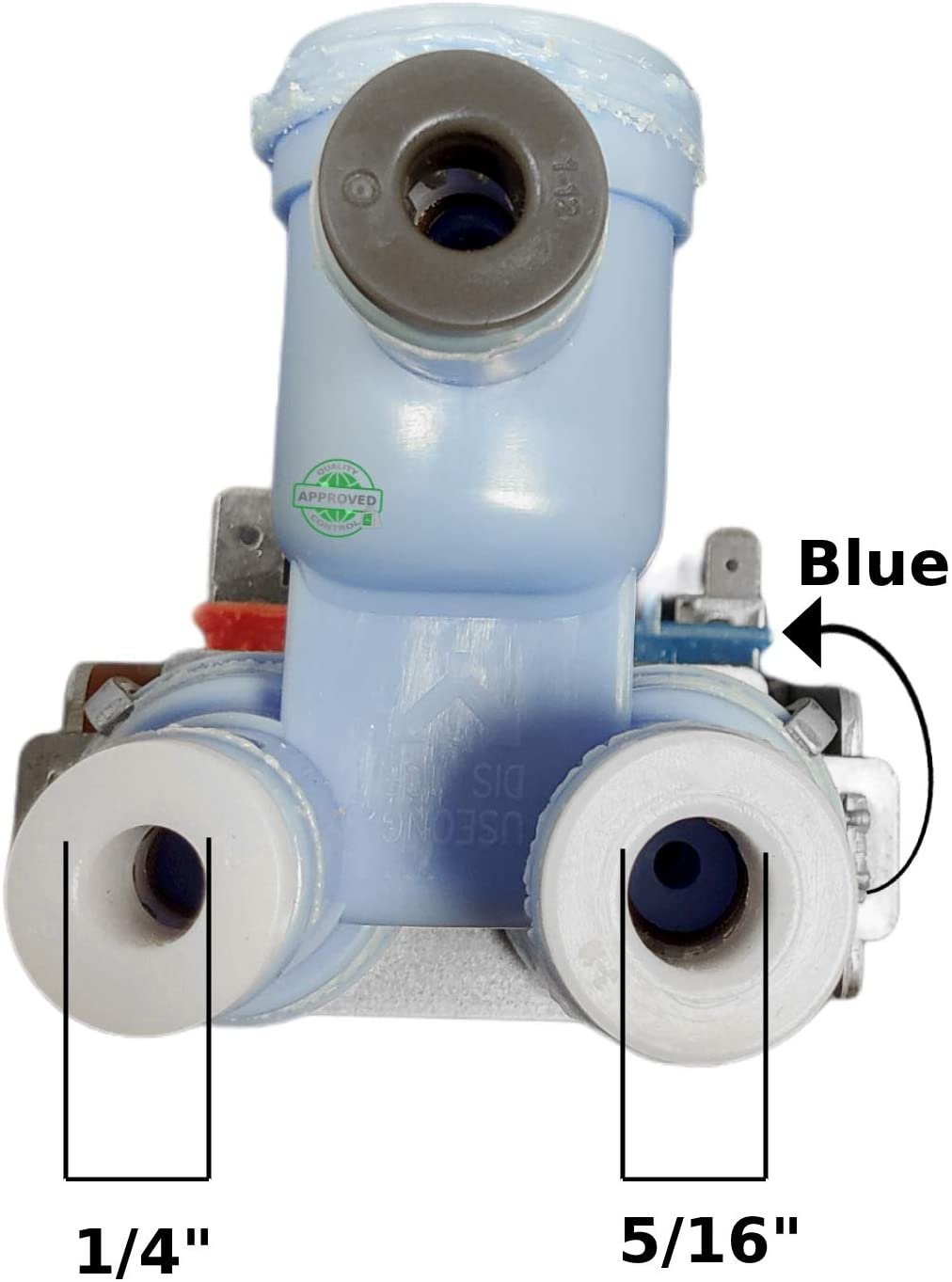 GlobPro AP2071736-PS304366 Water Valve no ice cubes 2 coil Refrigerator Replacement for and compatible with GE Kenmore AP2071736-PS304366 Heavy DUTY