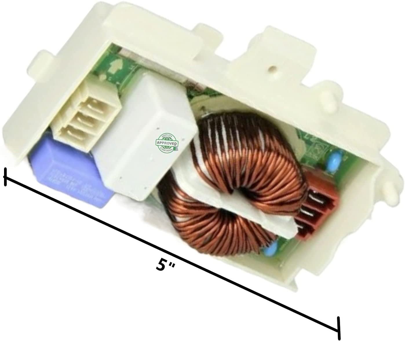 GlobPro 6201EC1006A 6201EC1006E 6201EC1006L 6201EC1006Q Diswasher Noise Filter Assembly 5" length Approx. Replacement for and compatible with LG Kenmore Heavy DUTY