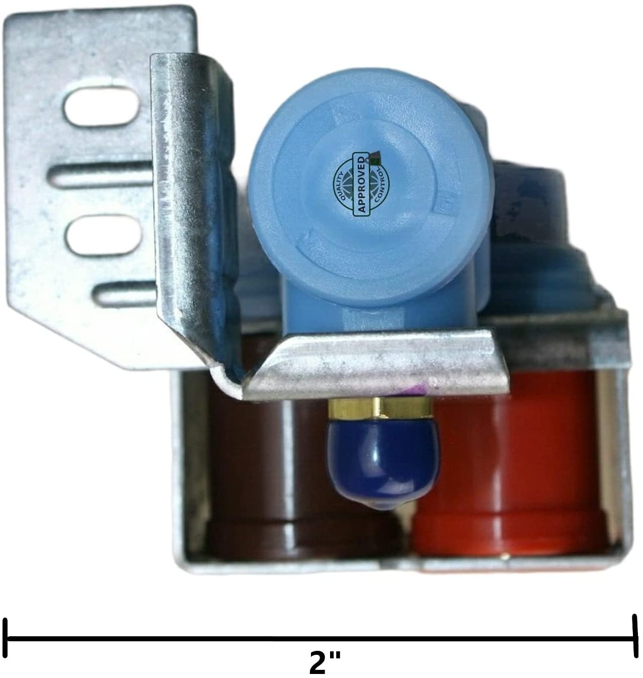 GlobPro 8170351 12195501 12195504 W10247599 Frigde Water valve inlet 2 coil 4" length Approx. Replacement for and compatible with Amana Kenmore Whirlpool KitchenAid Heavy DUTY