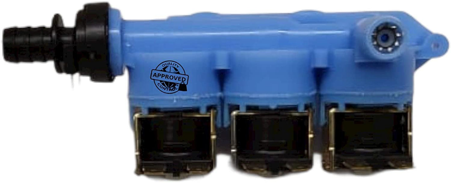 GlobPro 137465100 Water Valve Inlet 3 coil Washer Replacement for and compatible with Frigidaire Electrolux 137465100 Heavy DUTY