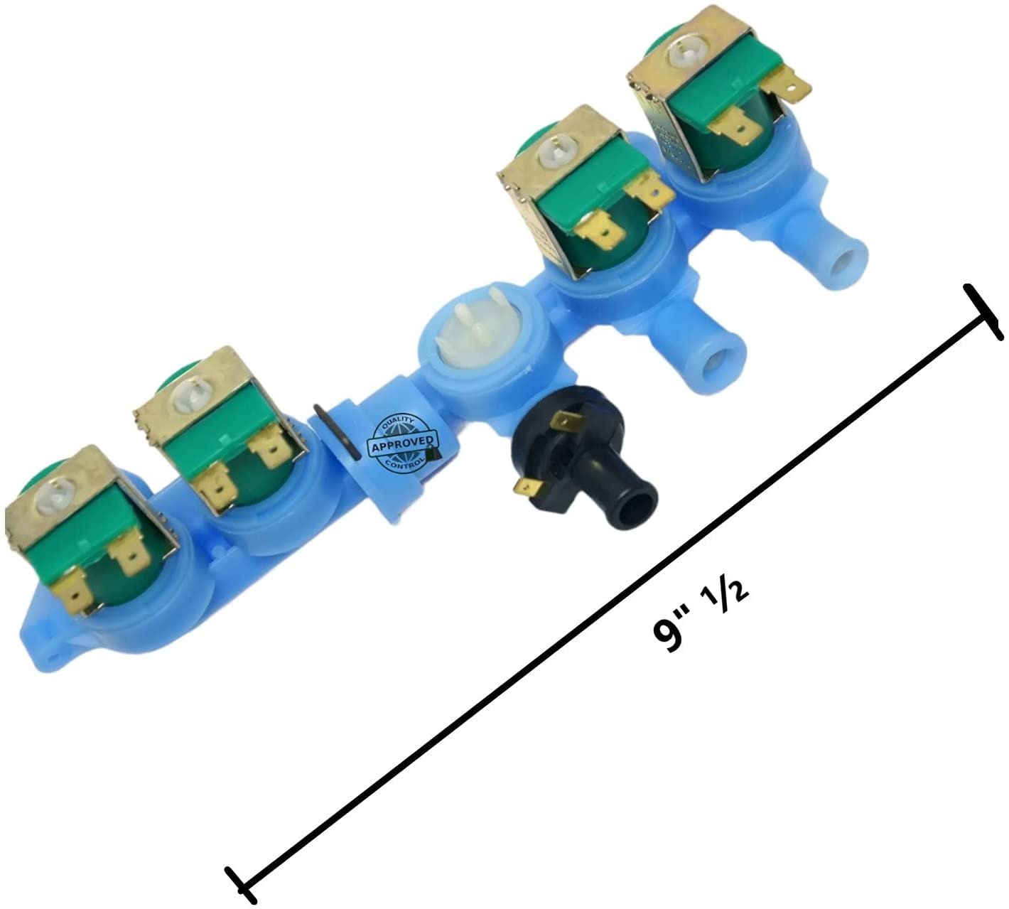 GlobPro 22003245 Washer Water valve 4 coil - 9" ½ length Approx. Replacement for and compatible with Maytag Heavy DUTY