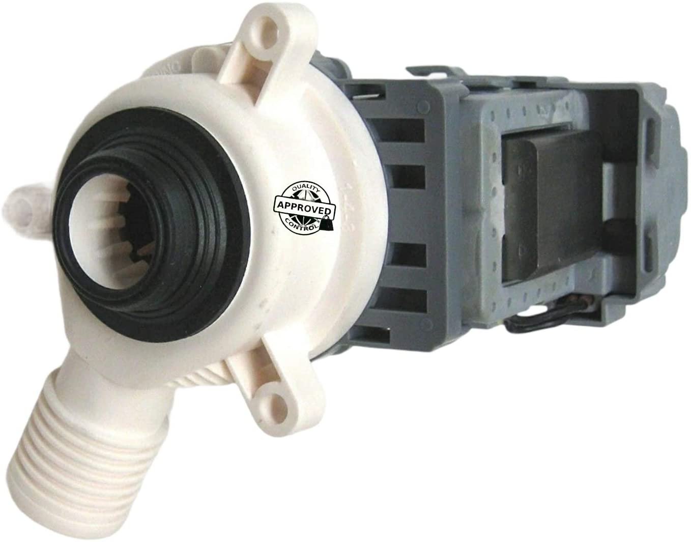 GlobPro WPW10276397 Washer Water Drain Pump 6" ½ length Approx. Replacement for and compatible with Kenmore Whirlpool Maytag Amana Heavy DUTY