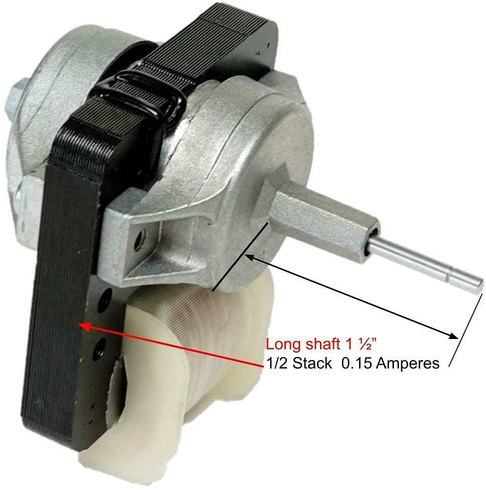 GlobPro CK900391 Refrigerator Evaporator Fan Motor PS557957 Replacement for and compatible with KitchenAid Heavy DUTY