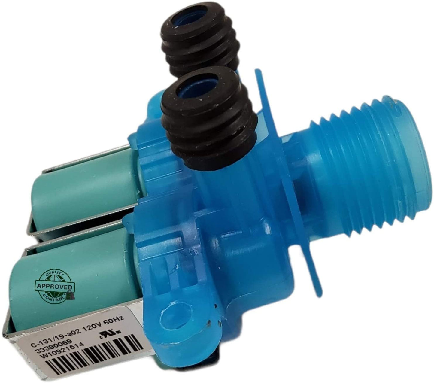 GlobPro W10240949 W10921514 WPW10240949 Washer Water Inlet Valve 2 coil Replacement for and compatible with Kenmore Whirlpool Maytag W10240949 W10921514 WPW10240949 Heavy DUTY