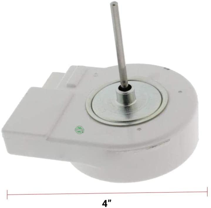 GlobPro DA31-00146B Fridge Condenser Fan Motor 4" length Approx. Replacement for and compatible with Samsung Heavy DUTY