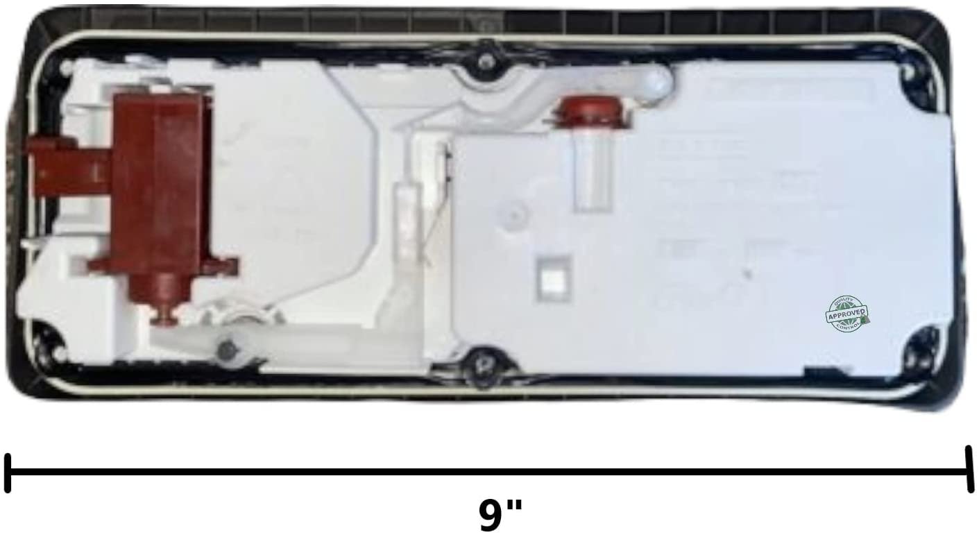 GlobPro W11032769 Diswasher Detergent Dispenser 9" length Approx. Replacement for and compatible with Whirlpool Maytag Heavy DUTY