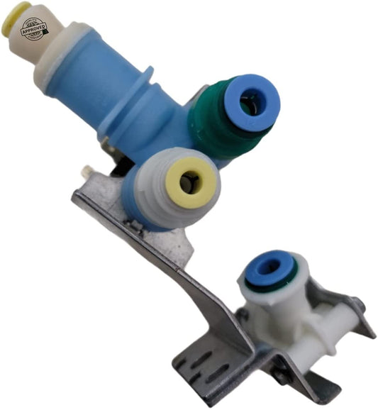 GlobPro WP2304835 Fridge Water Inlet Valve 2 Coil Replacement for and compatible with Whirlpool Heavy DUTY