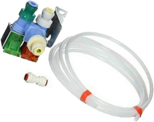 GlobPro 2186486 2188708 2205762 2304757 1938614 Frid Water Inlet Valve 2 Coils - 4" ¼ length Approx. Replacement for and compatible with Whirlpool KitchenAid Kenmore Maytag Heavy DUTY